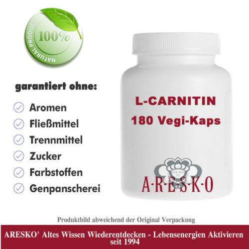 L-Carnitin 180 Vegi-Kaps - Beste ARESKO' Qualität